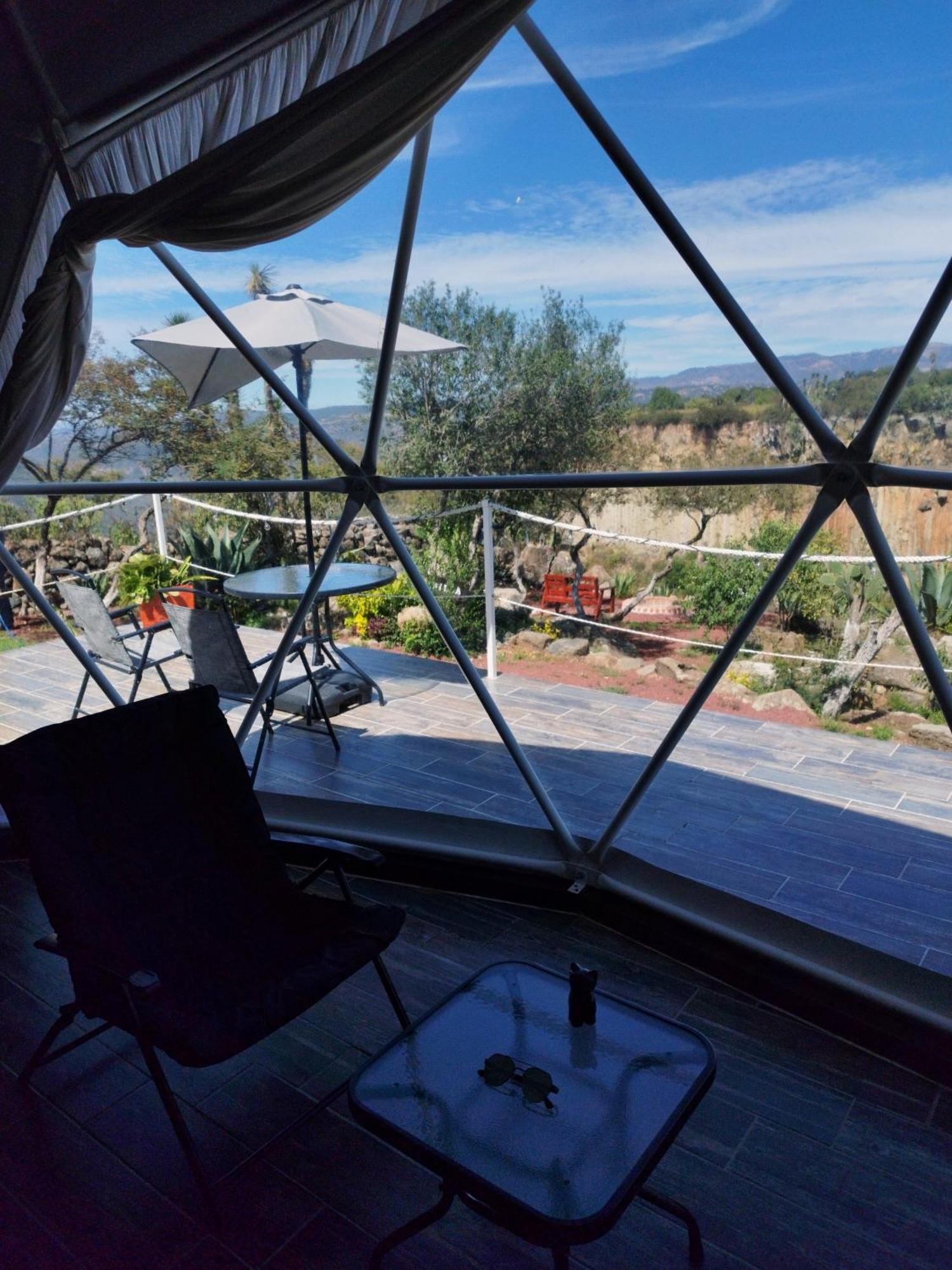 El Gato Glamping Con Vista A Prismas Basalticos Hotel Huasca de Ocampo Ngoại thất bức ảnh