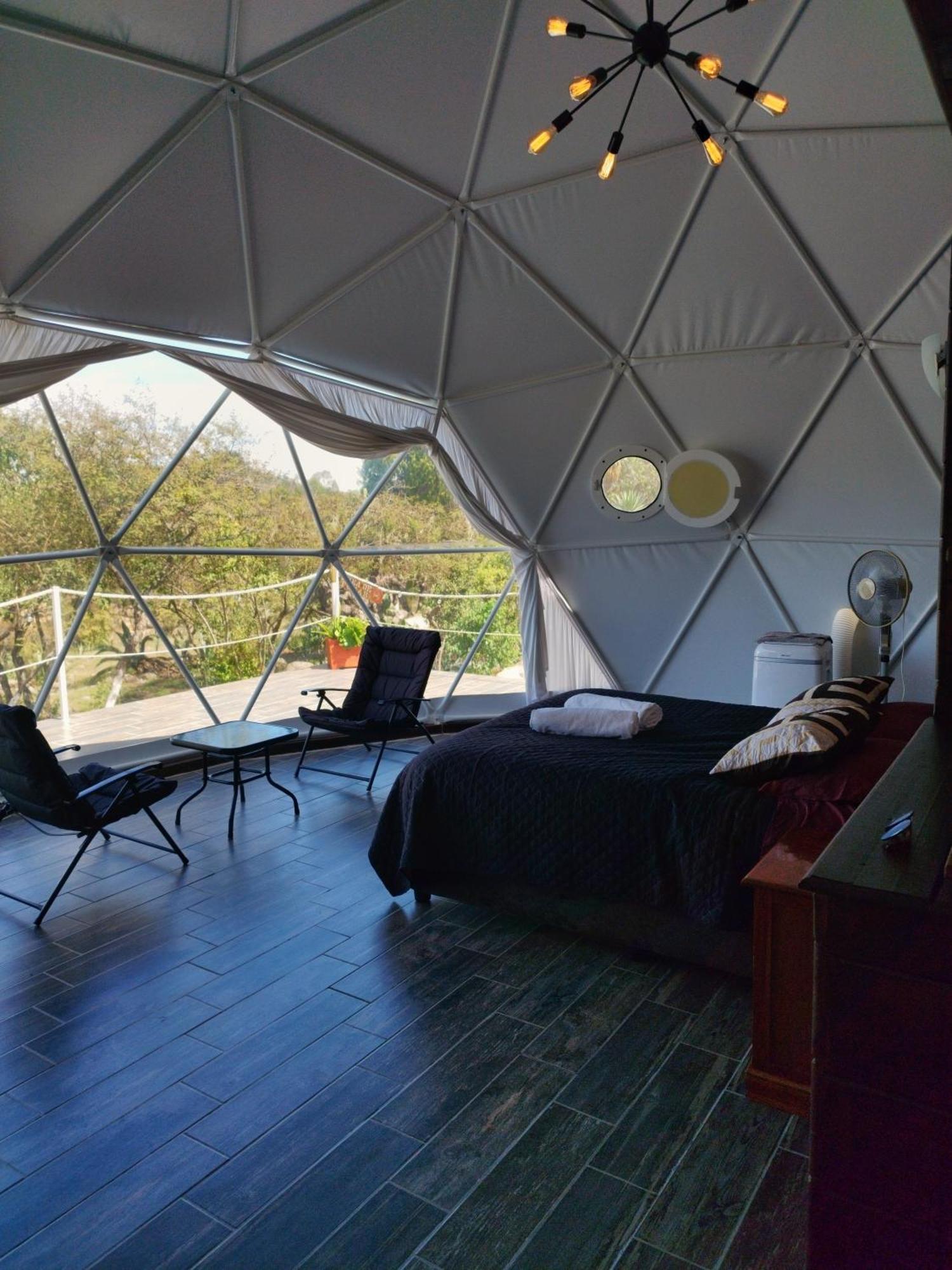 El Gato Glamping Con Vista A Prismas Basalticos Hotel Huasca de Ocampo Ngoại thất bức ảnh