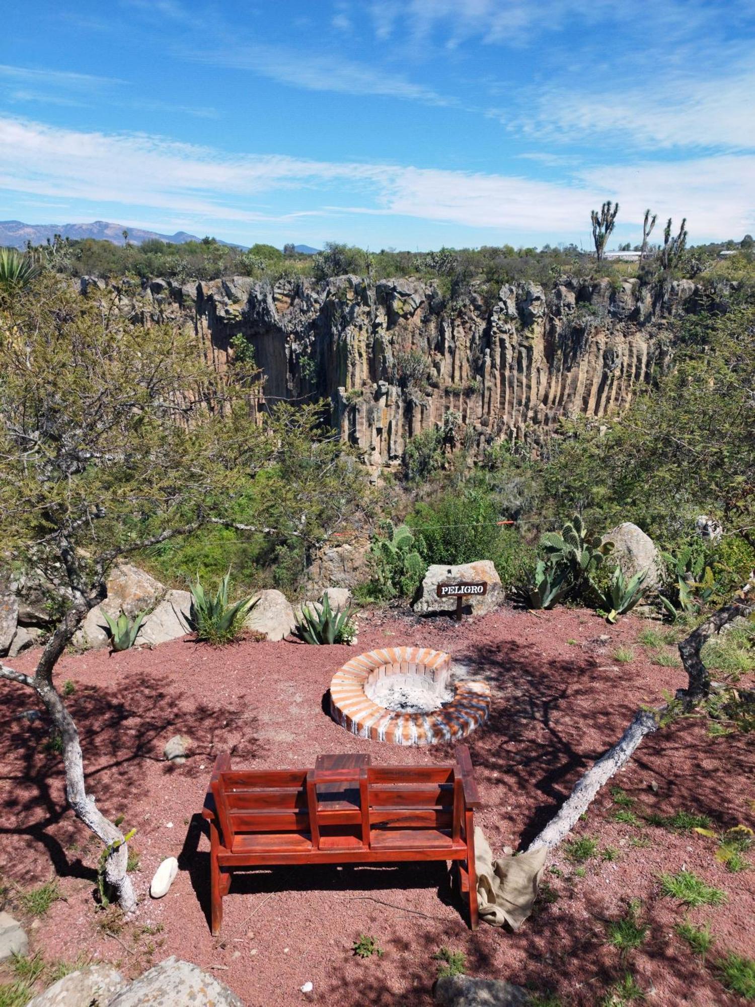 El Gato Glamping Con Vista A Prismas Basalticos Hotel Huasca de Ocampo Ngoại thất bức ảnh