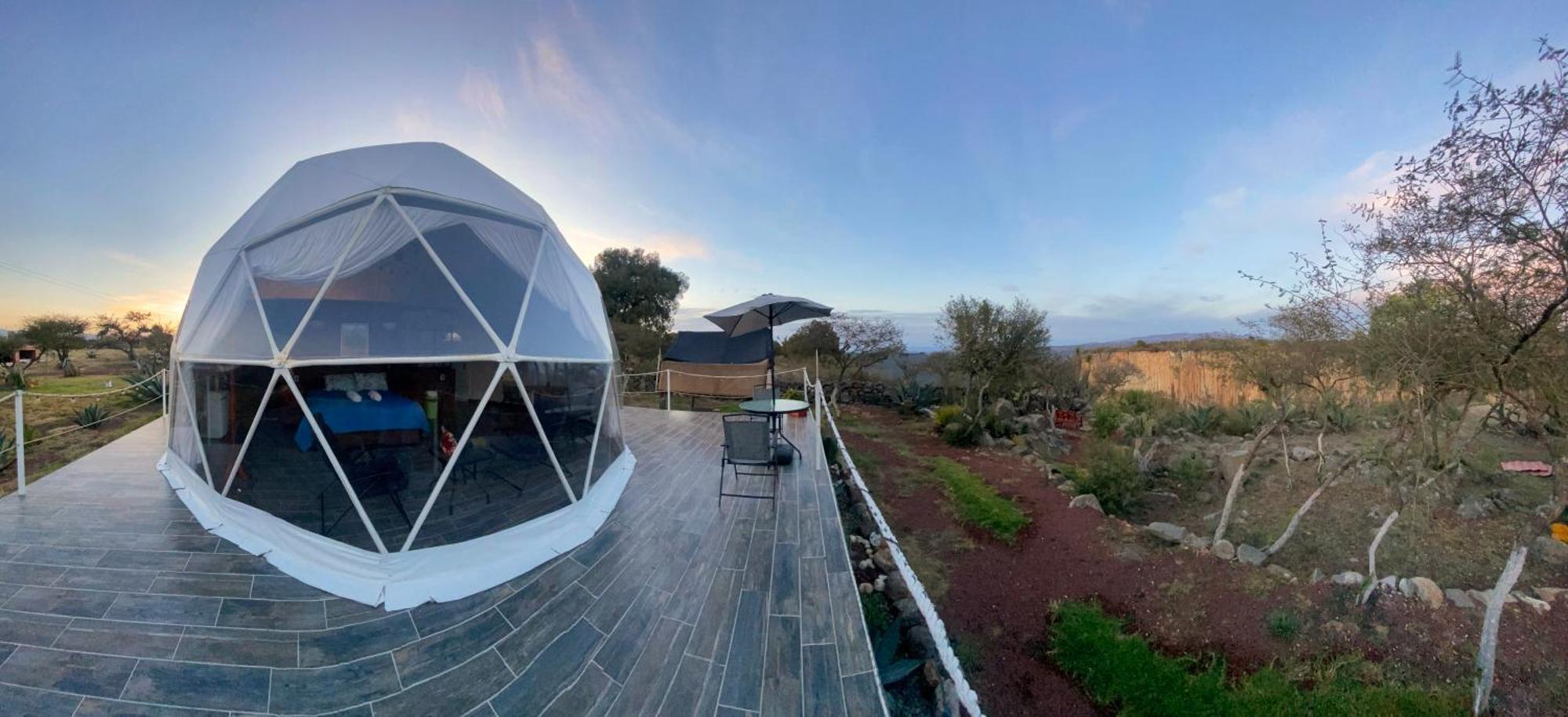 El Gato Glamping Con Vista A Prismas Basalticos Hotel Huasca de Ocampo Ngoại thất bức ảnh