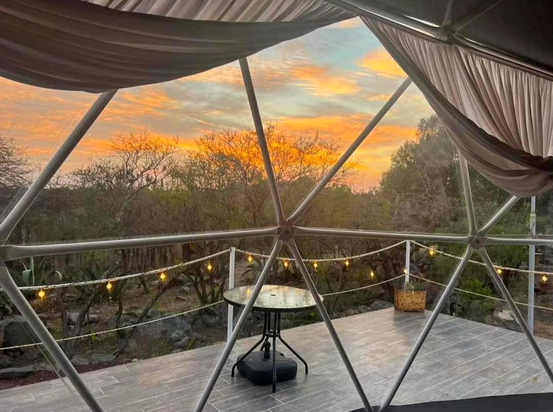 El Gato Glamping Con Vista A Prismas Basalticos Hotel Huasca de Ocampo Ngoại thất bức ảnh