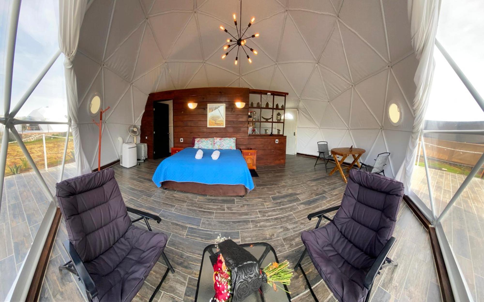 El Gato Glamping Con Vista A Prismas Basalticos Hotel Huasca de Ocampo Ngoại thất bức ảnh