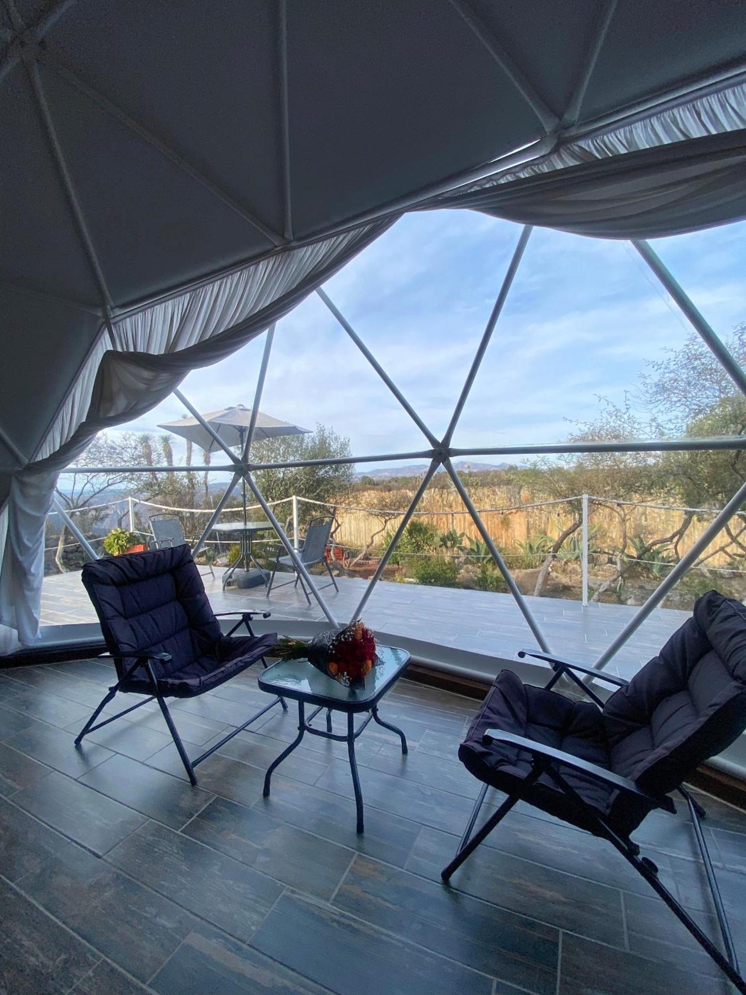 El Gato Glamping Con Vista A Prismas Basalticos Hotel Huasca de Ocampo Ngoại thất bức ảnh