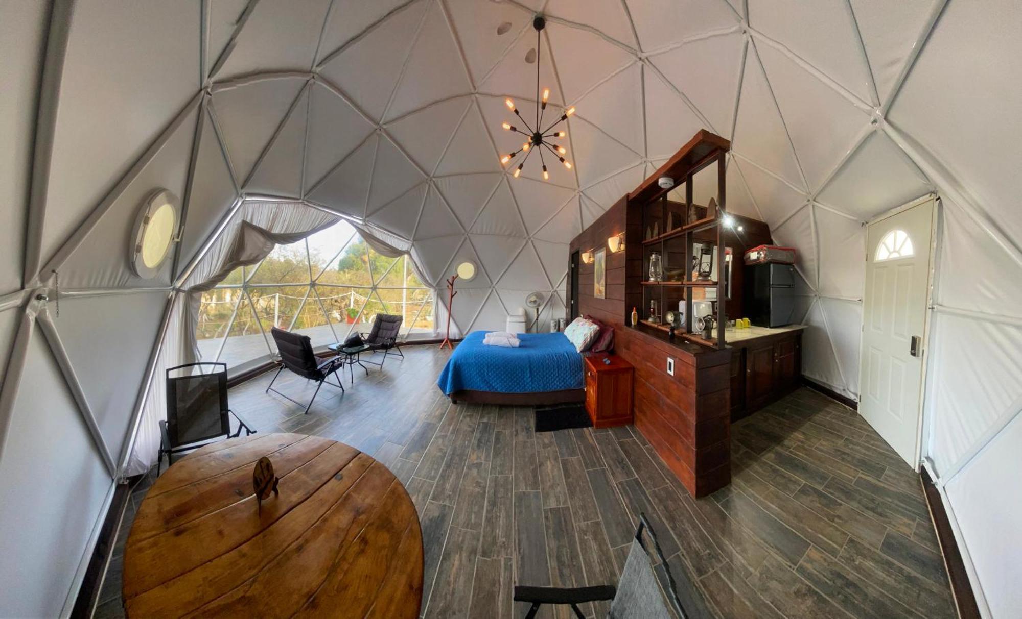 El Gato Glamping Con Vista A Prismas Basalticos Hotel Huasca de Ocampo Ngoại thất bức ảnh