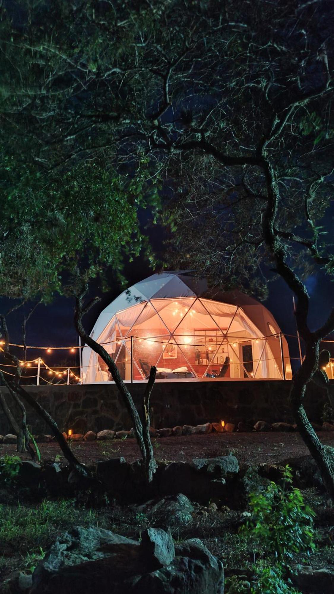 El Gato Glamping Con Vista A Prismas Basalticos Hotel Huasca de Ocampo Ngoại thất bức ảnh