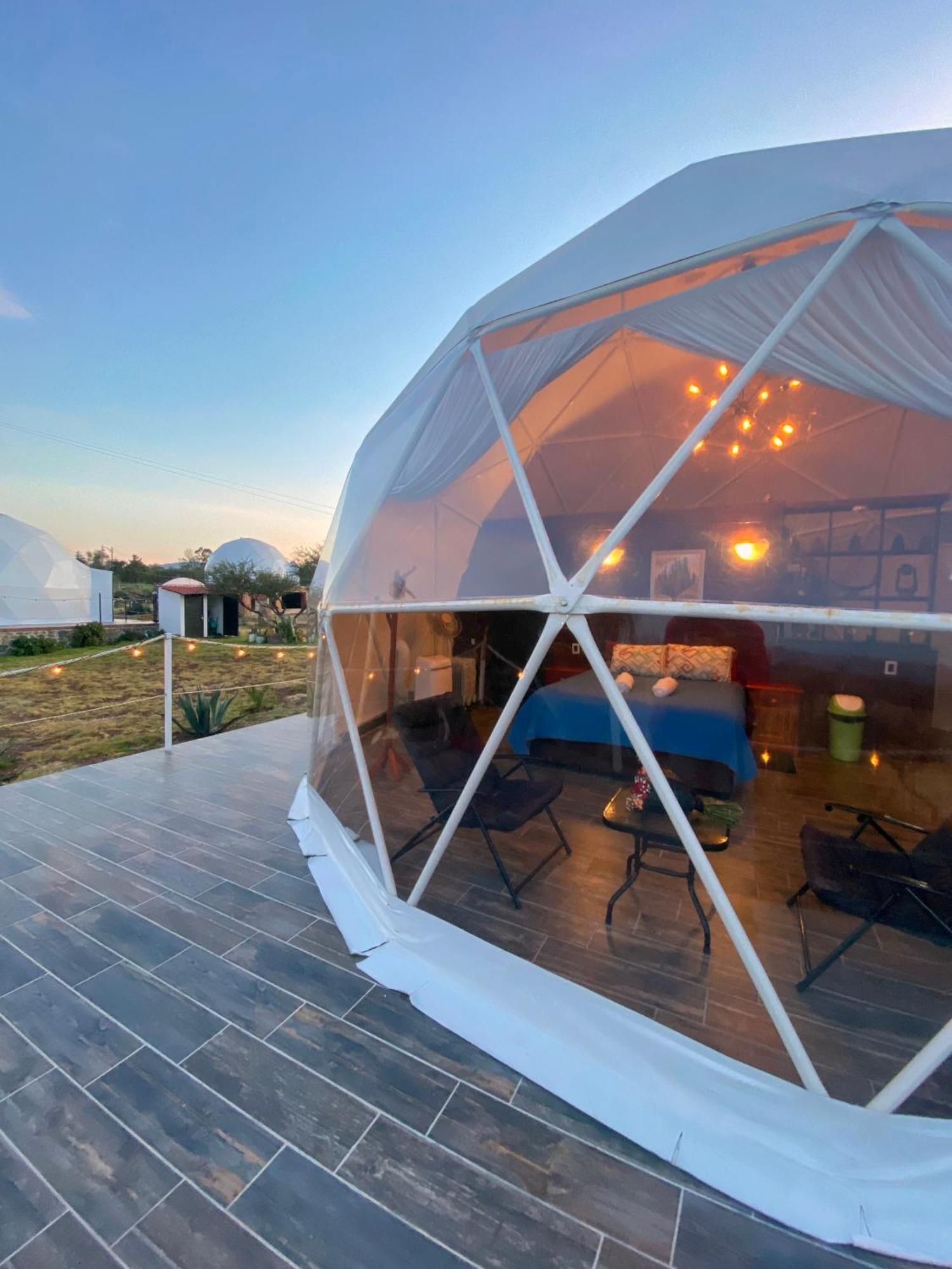 El Gato Glamping Con Vista A Prismas Basalticos Hotel Huasca de Ocampo Ngoại thất bức ảnh
