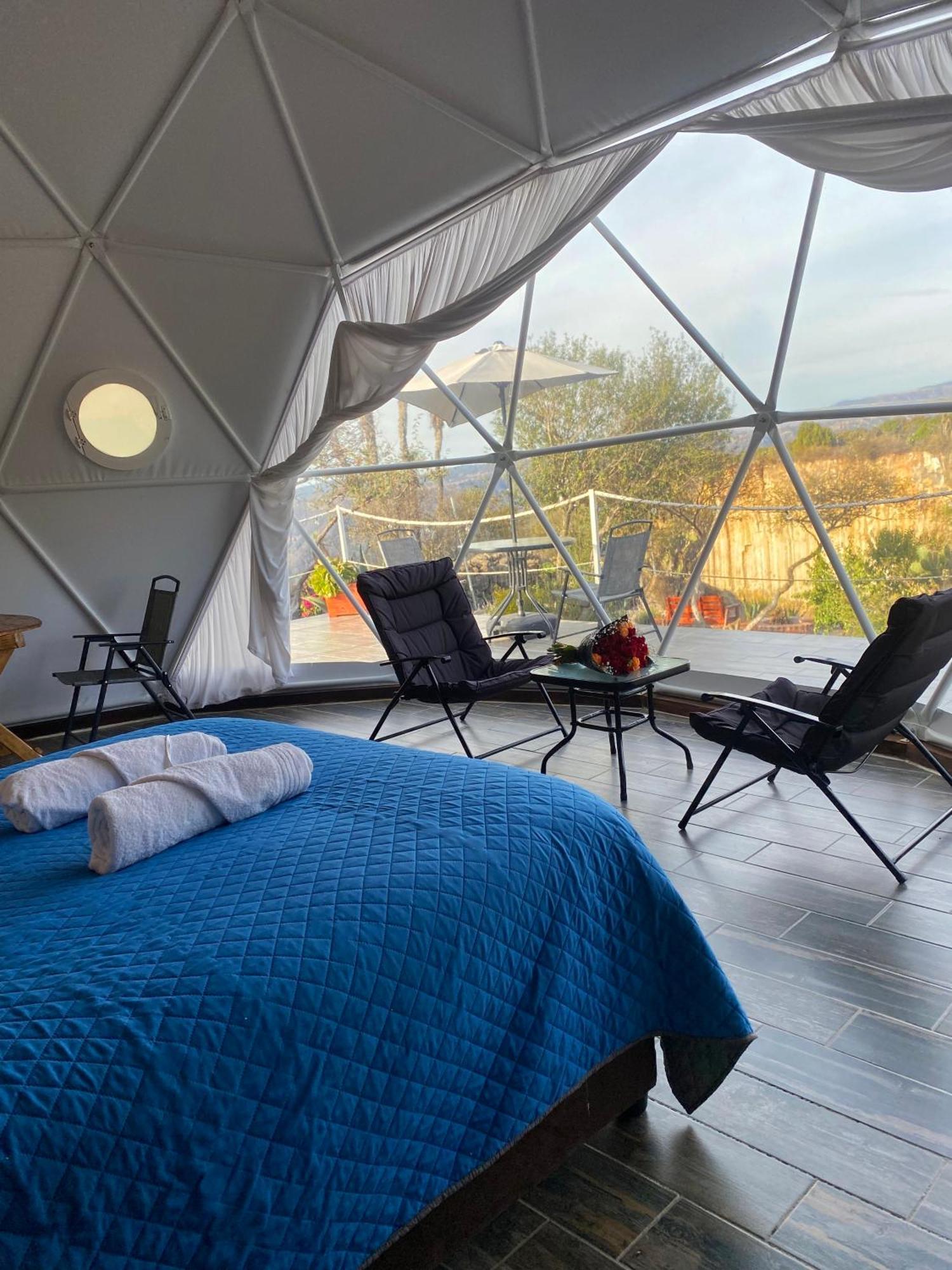 El Gato Glamping Con Vista A Prismas Basalticos Hotel Huasca de Ocampo Ngoại thất bức ảnh