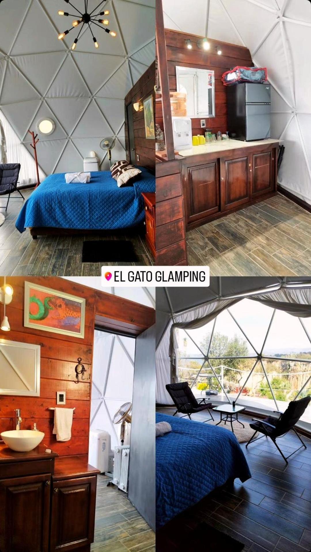 El Gato Glamping Con Vista A Prismas Basalticos Hotel Huasca de Ocampo Ngoại thất bức ảnh