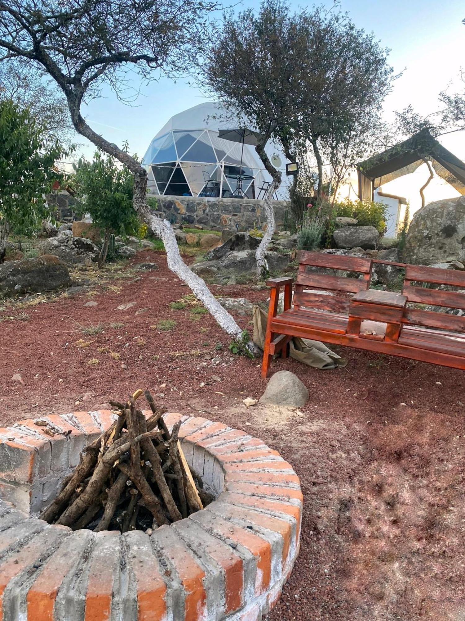 El Gato Glamping Con Vista A Prismas Basalticos Hotel Huasca de Ocampo Ngoại thất bức ảnh