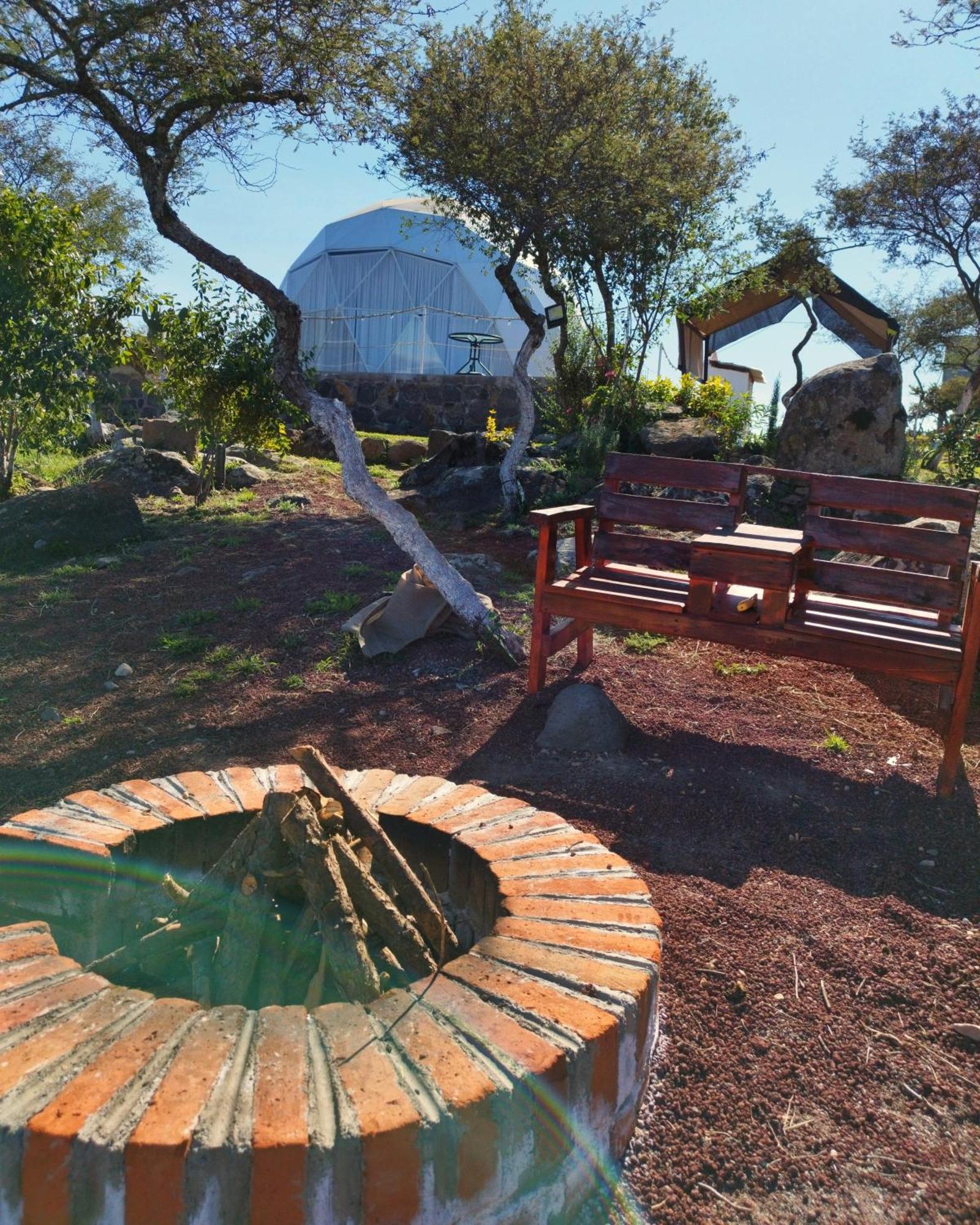 El Gato Glamping Con Vista A Prismas Basalticos Hotel Huasca de Ocampo Ngoại thất bức ảnh