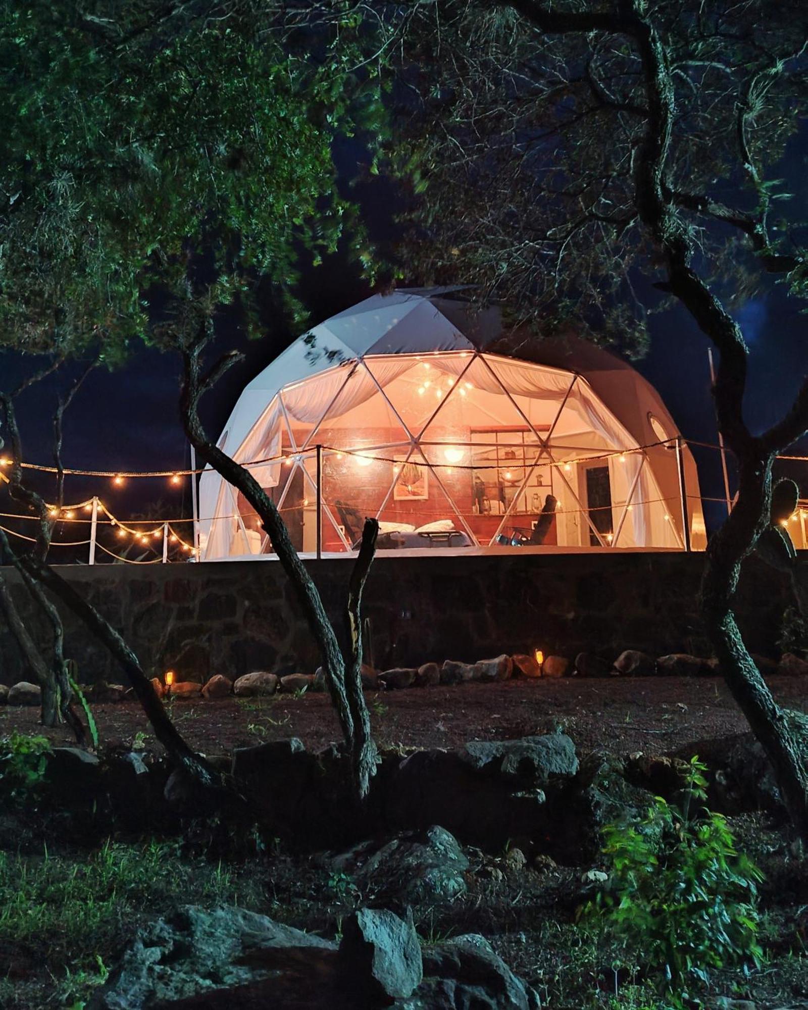 El Gato Glamping Con Vista A Prismas Basalticos Hotel Huasca de Ocampo Ngoại thất bức ảnh